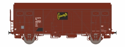 Dekas DK-872322 - H0 - Gedeckter Güterwagen Carmegie, SJ, Ep. III